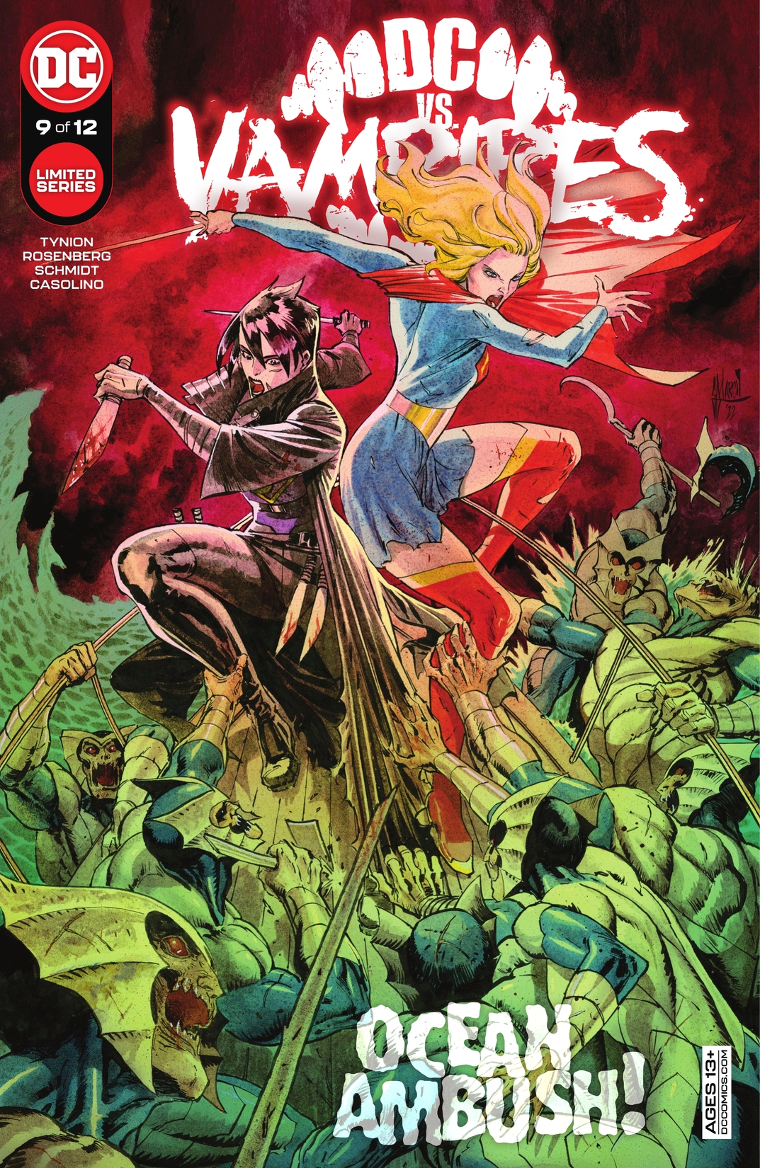 DC vs. Vampires #9 preview images