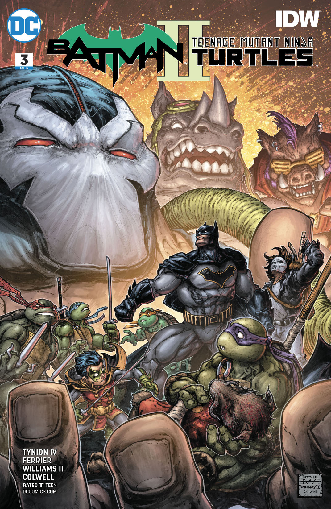 Batman/Teenage Mutant Ninja Turtles II #3 preview images