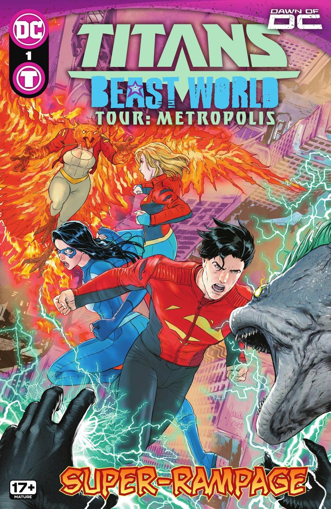 Titans: Beast World Tour: Metropolis #1