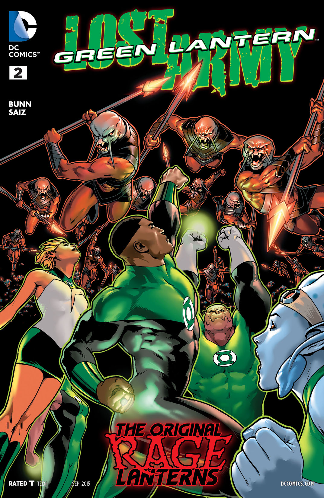 Green Lantern: Lost Army #2 preview images