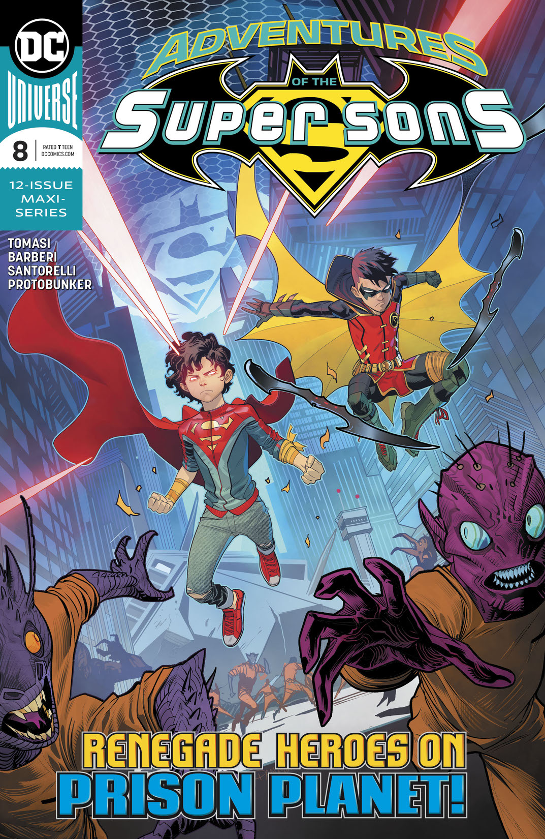 Adventures of the Super Sons #8 preview images