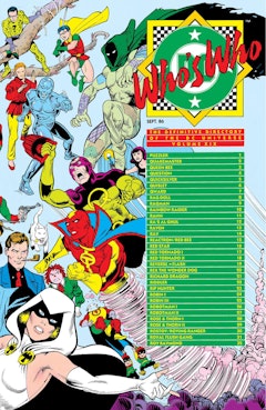 Who's Who: The Definitive Directory of the DC Universe #19