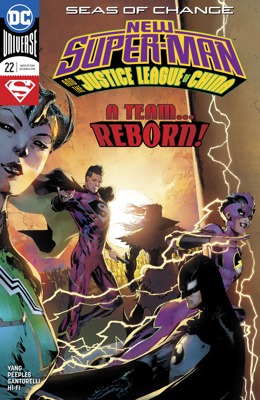 New Super-Man and the Justice League of China #22 preview images
