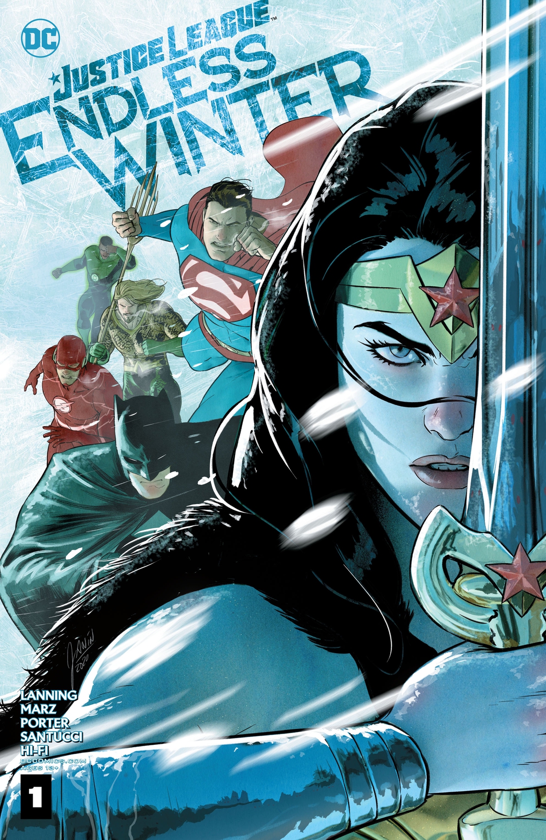 Justice League: Endless Winter #1 preview images