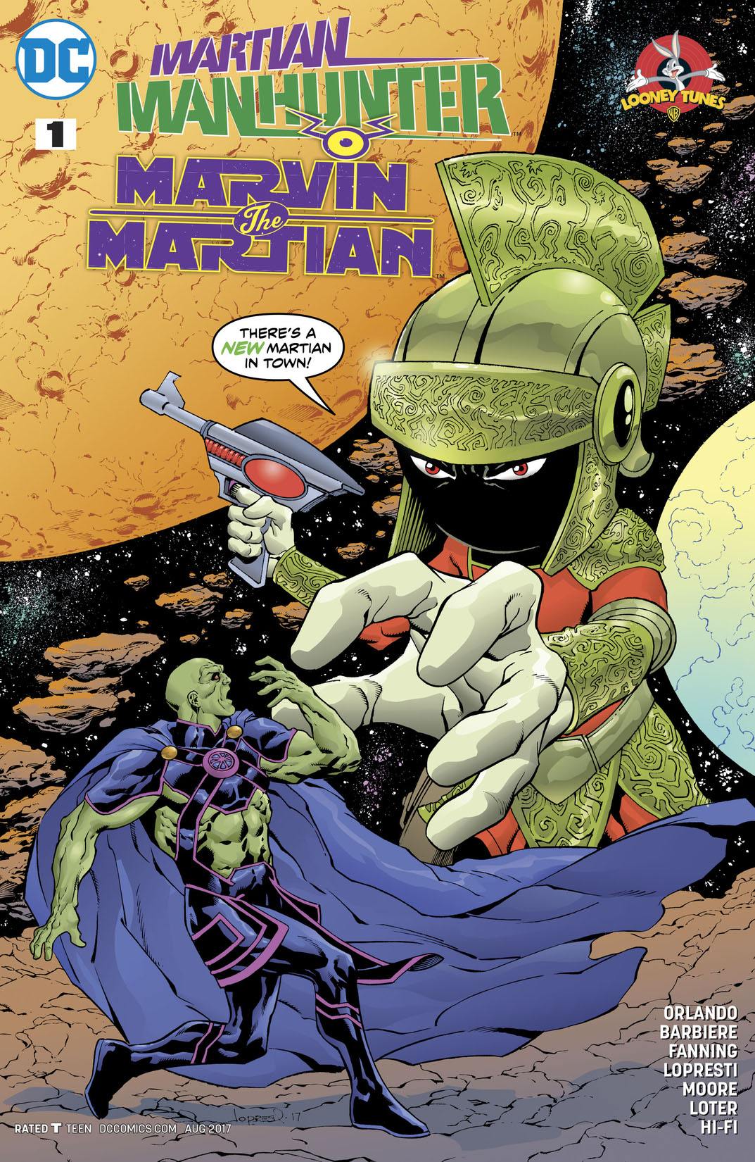 Martian Manhunter/Marvin the Martian Special #1 preview images