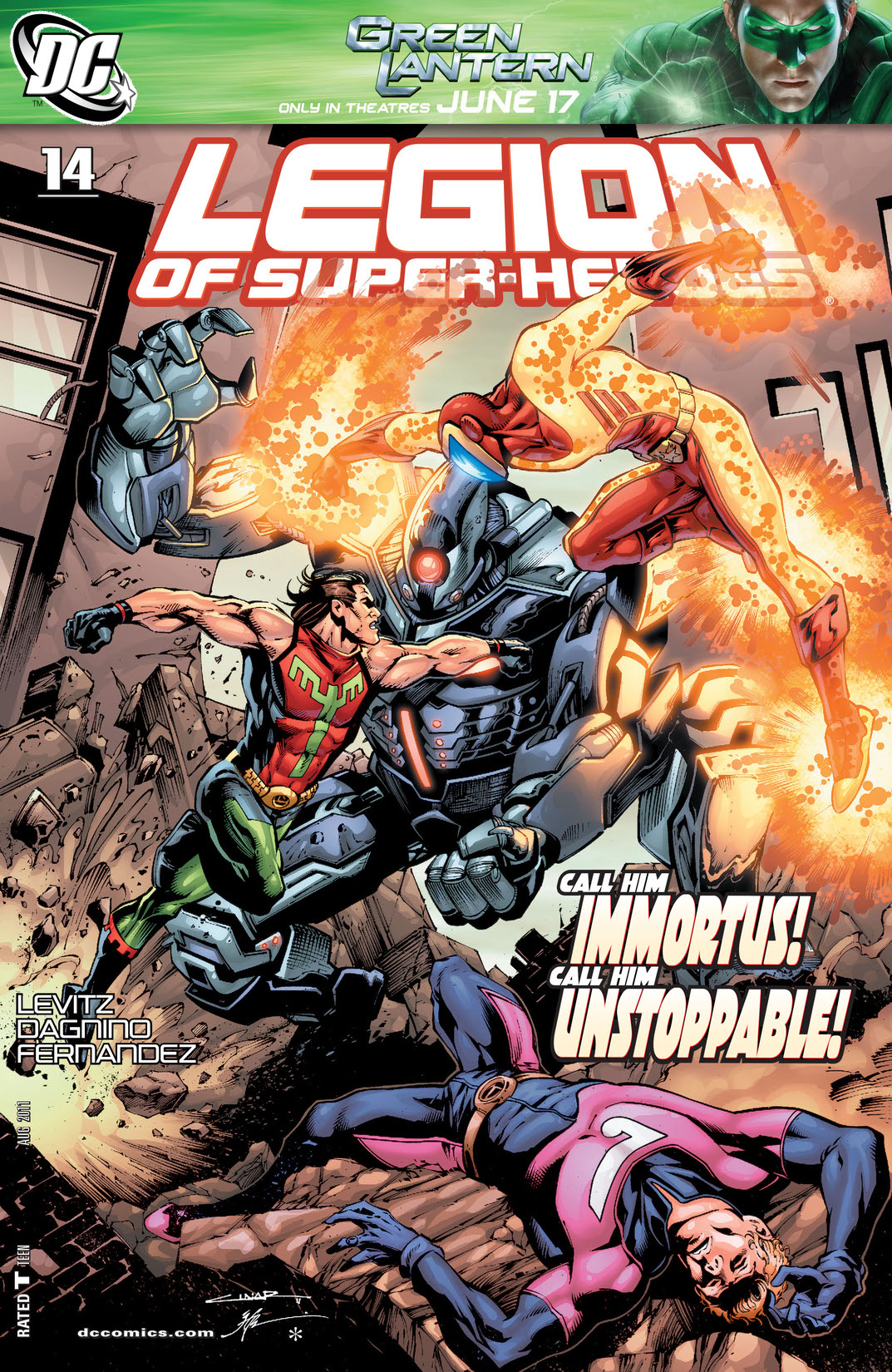 Legion of Super-Heroes (2010-) #14 preview images