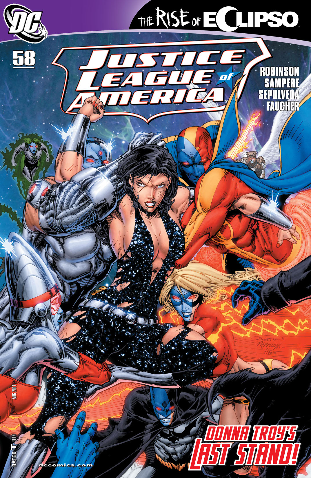Justice League of America (2006-) #58 preview images