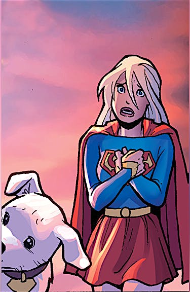 Wednesday Comics Supergirl DC Go! Edition #7 preview images