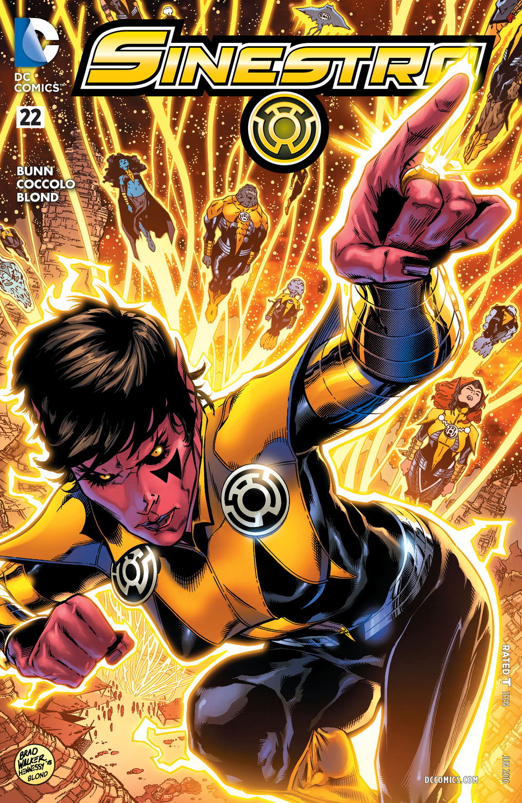 Sinestro #22 preview images