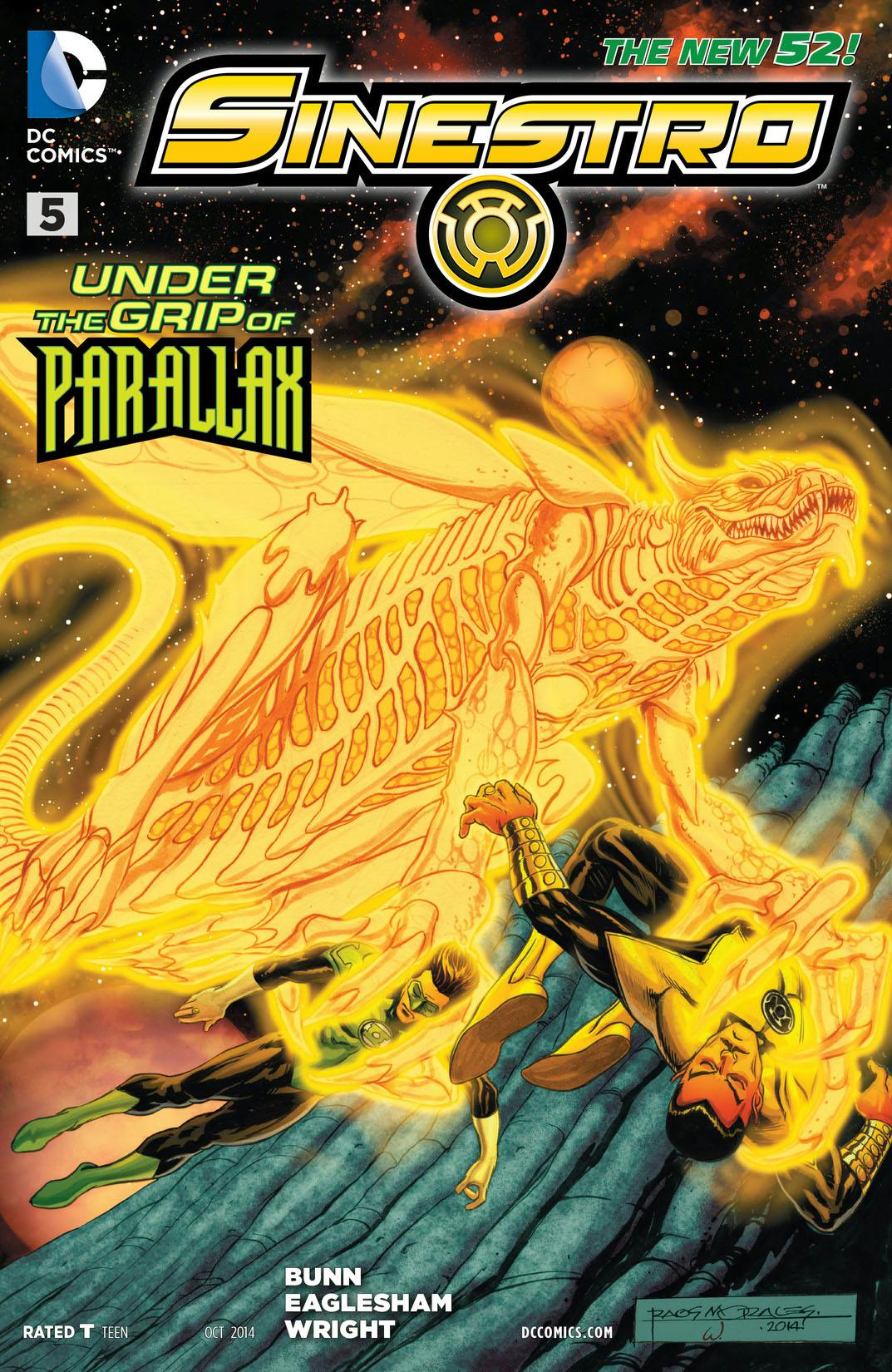 Sinestro #5 preview images