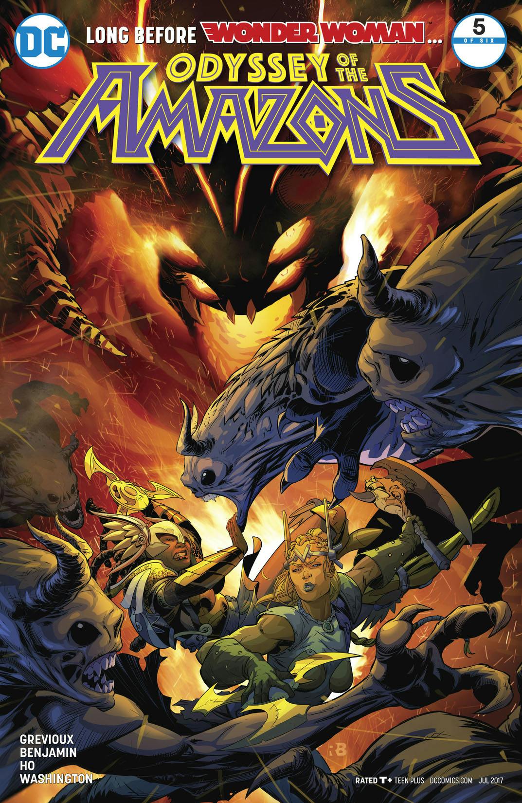 The Odyssey of the Amazons #5 preview images