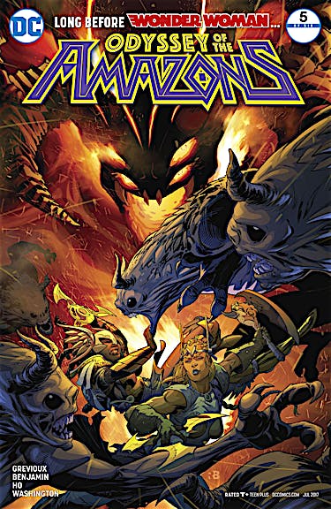 The Odyssey of the Amazons #5 preview images