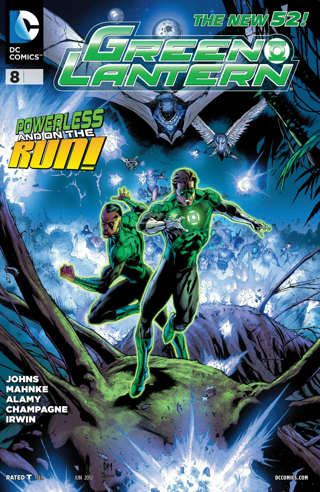 Green Lantern (2011-) #8 preview images