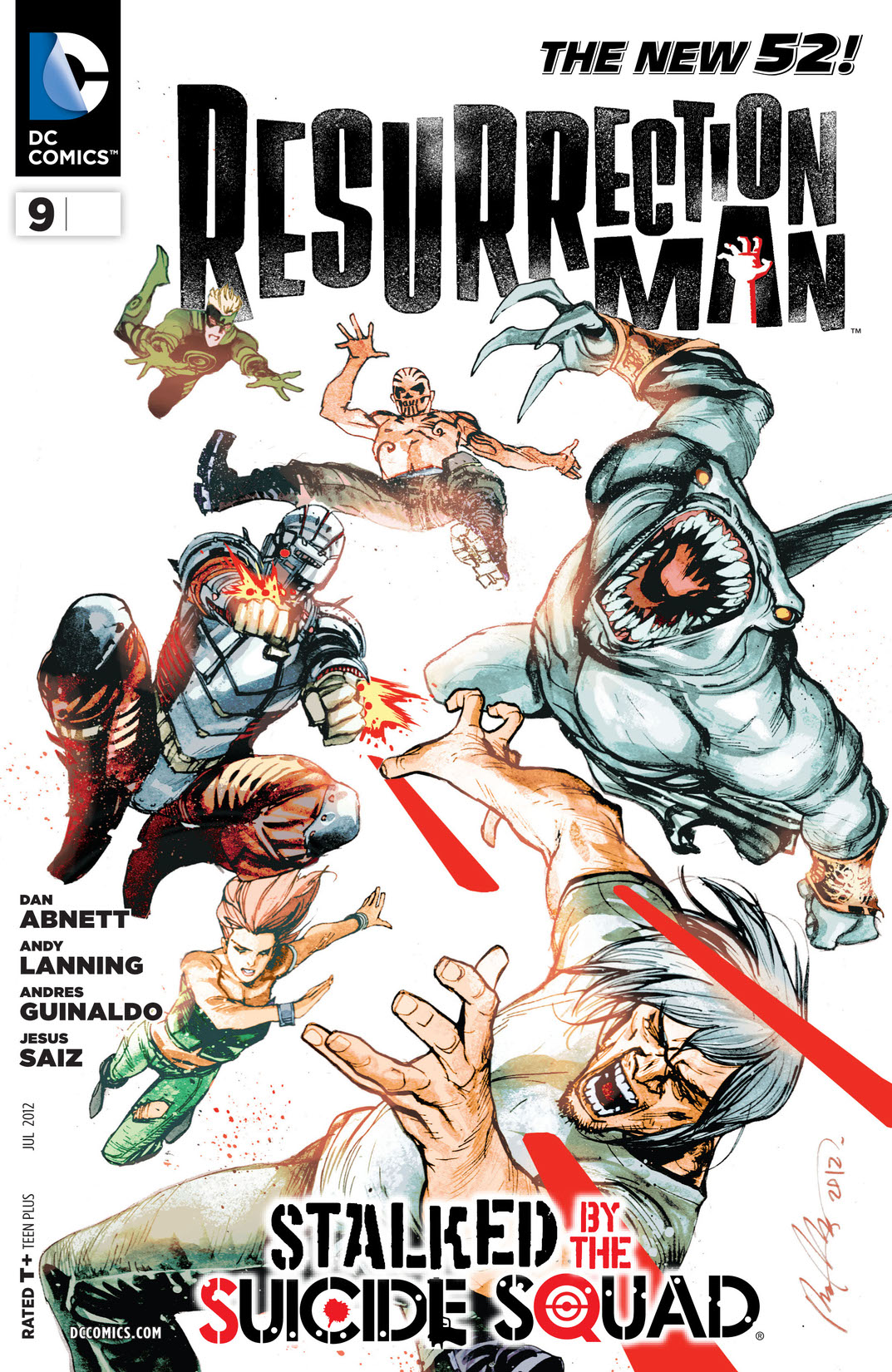 Resurrection Man (2011-) #9 preview images