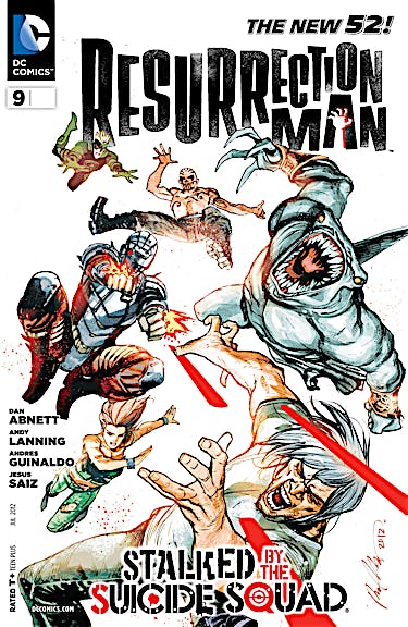 Resurrection Man (2011-) #9 preview images