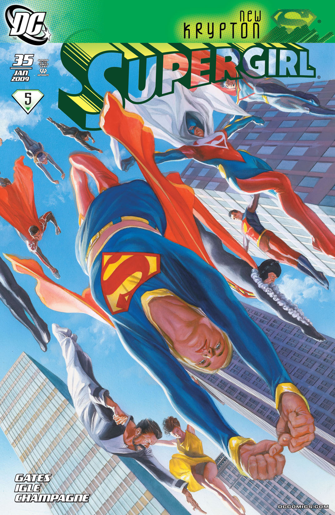 Supergirl (2005-) #35 preview images