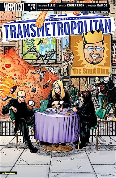 Transmetropolitan #58 preview images