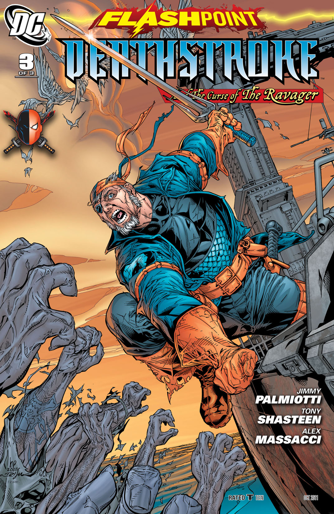 Flashpoint: Deathstroke & the Curse of the Ravager #3 preview images