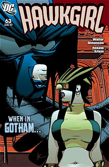 Hawkgirl #63 preview images