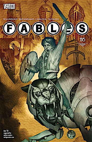 Fables #116 preview images