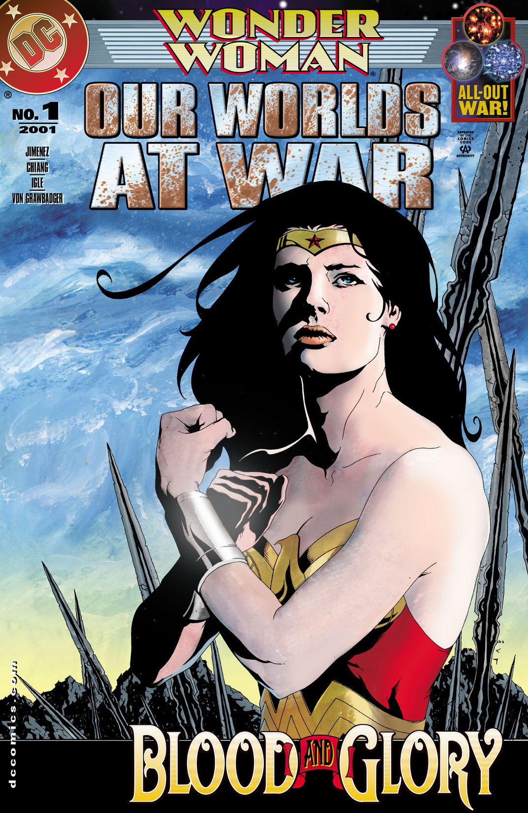 Wonder Woman: Our Worlds at War #1 preview images