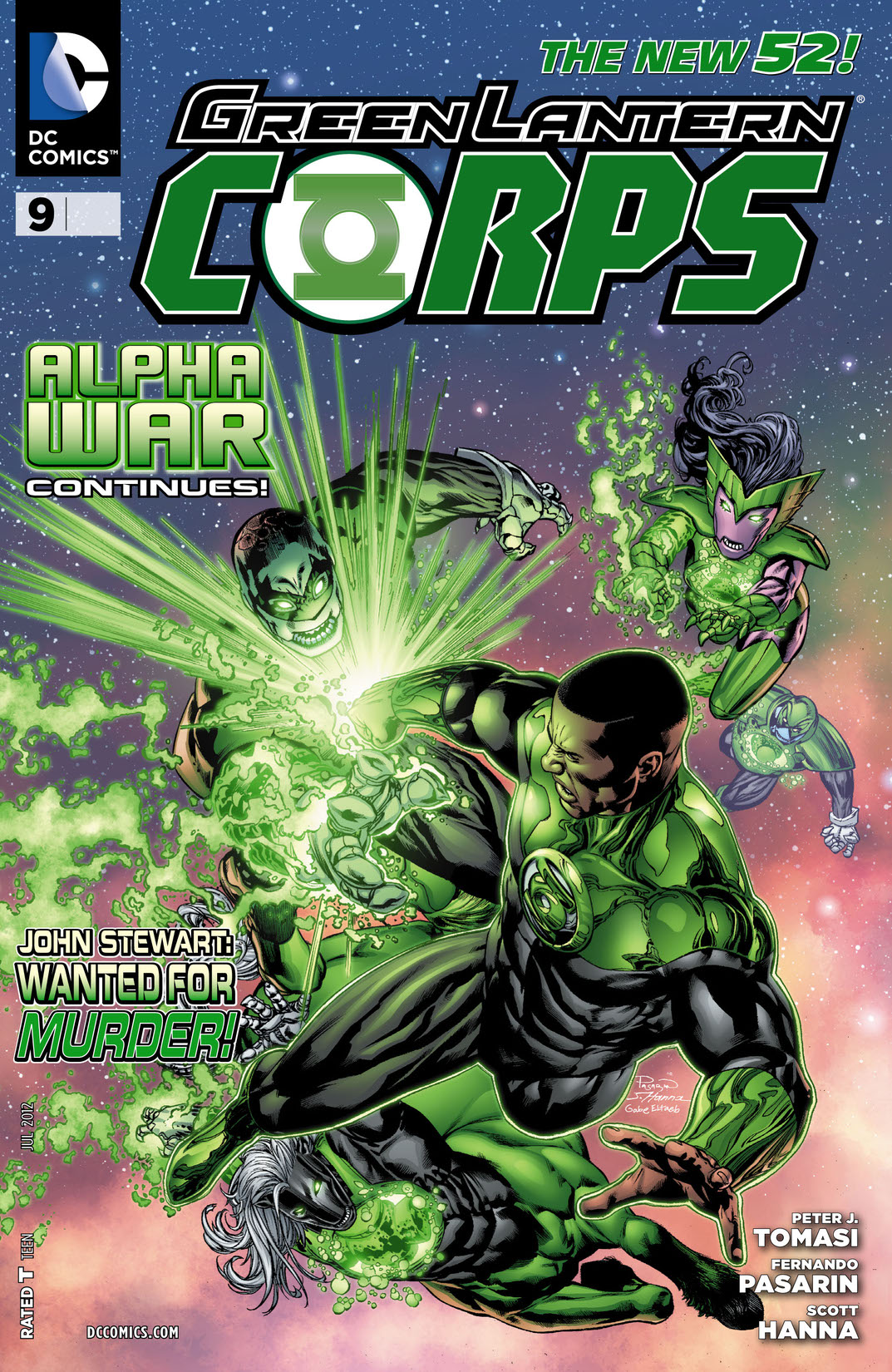 Green Lantern Corps (2011-) #9 preview images