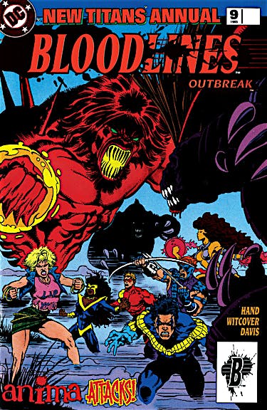 The New Titans Annual #9 preview images