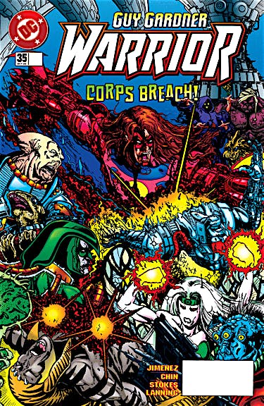 Guy Gardner: Warrior #35 preview images