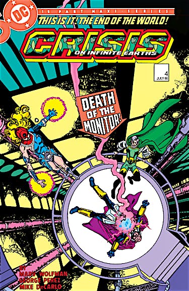 Crisis on Infinite Earths #4 preview images