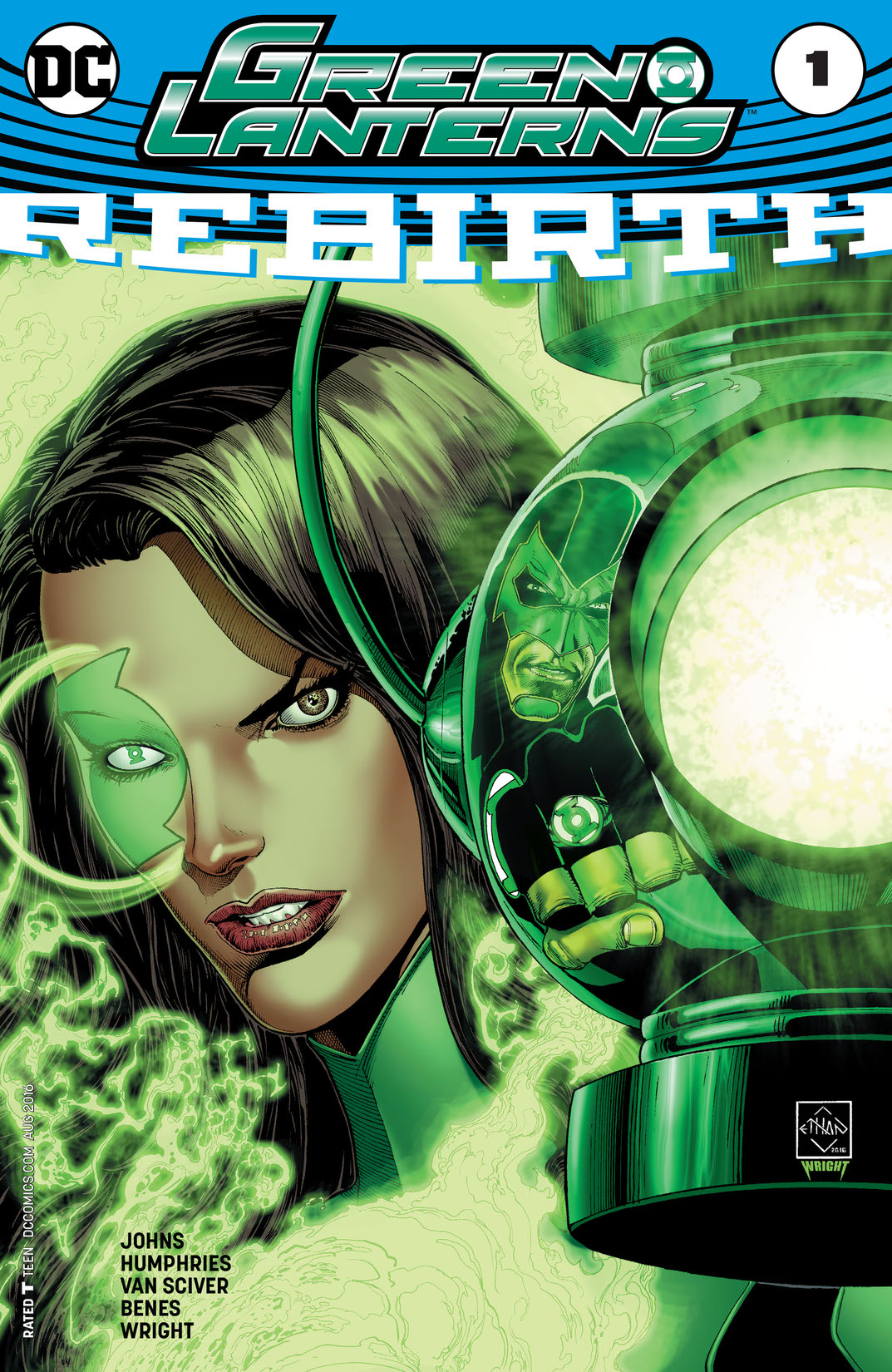 Green Lanterns: Rebirth #1 preview images