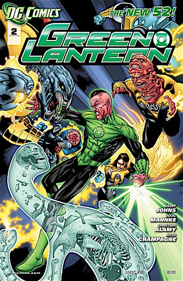 Green Lantern (2011-) #2 preview images