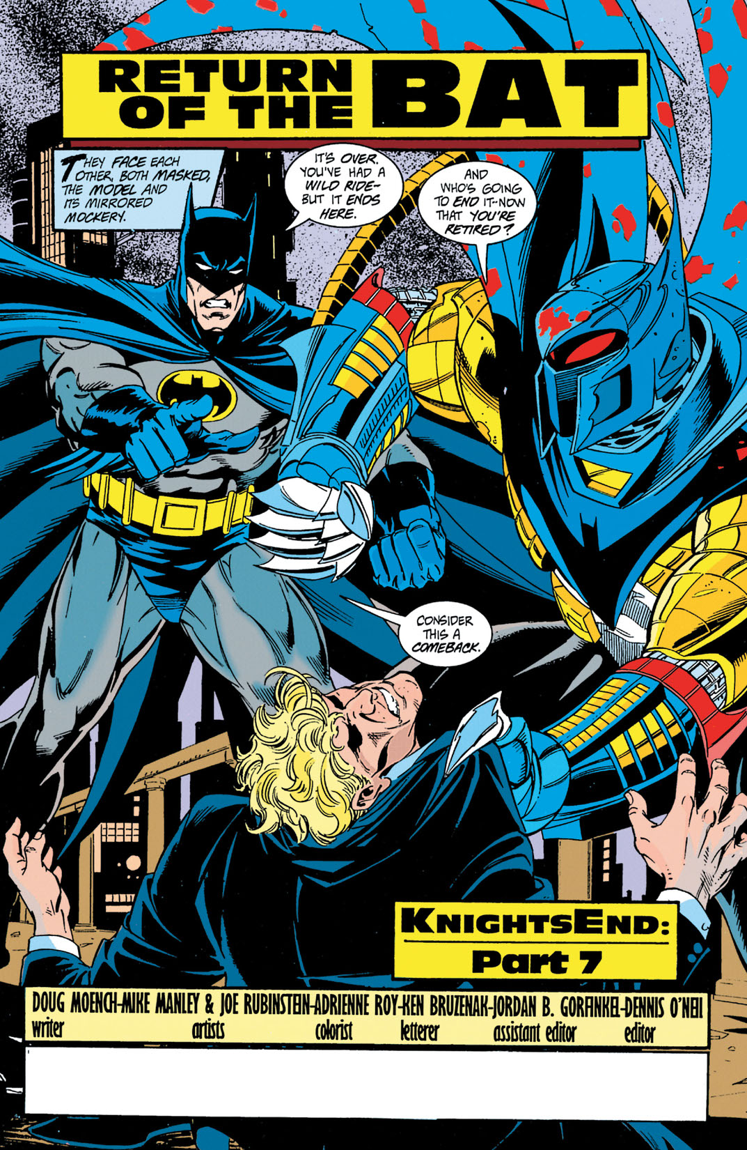 Doug Moench & Mike Manley  1994 Knightsend Part Seven  Batman  International LA1733397