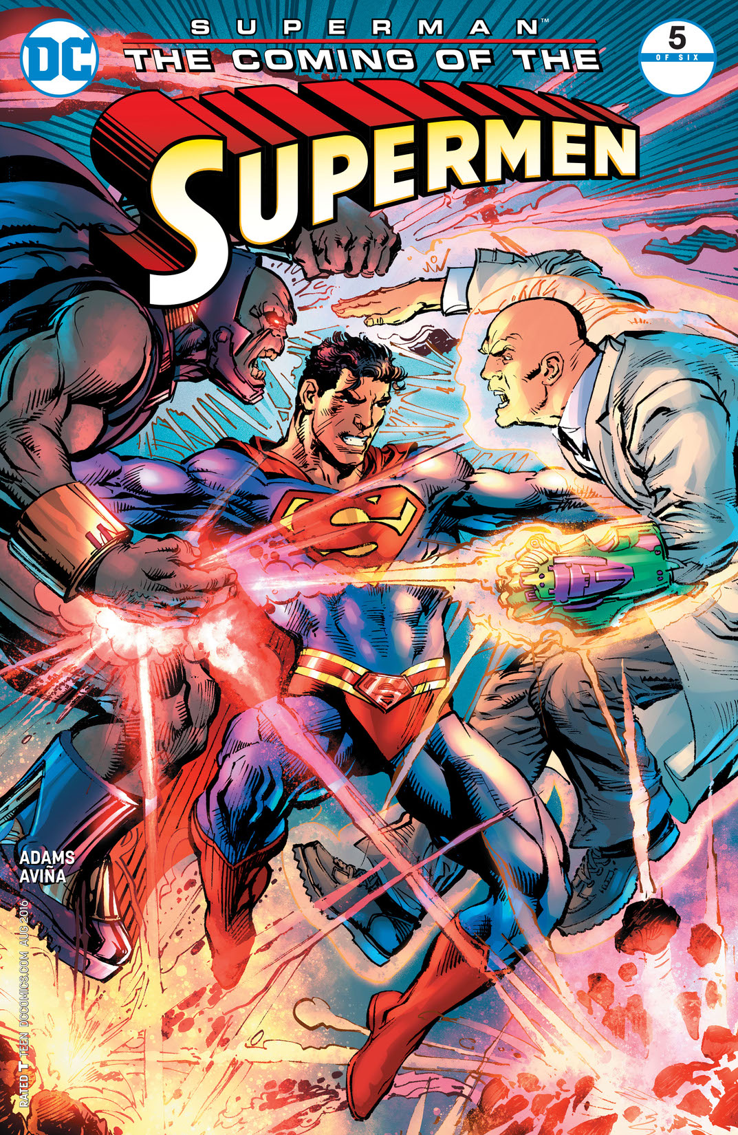 Superman: The Coming of the Supermen #5 preview images