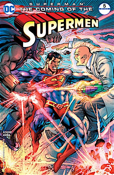 Superman: The Coming of the Supermen #5 preview images