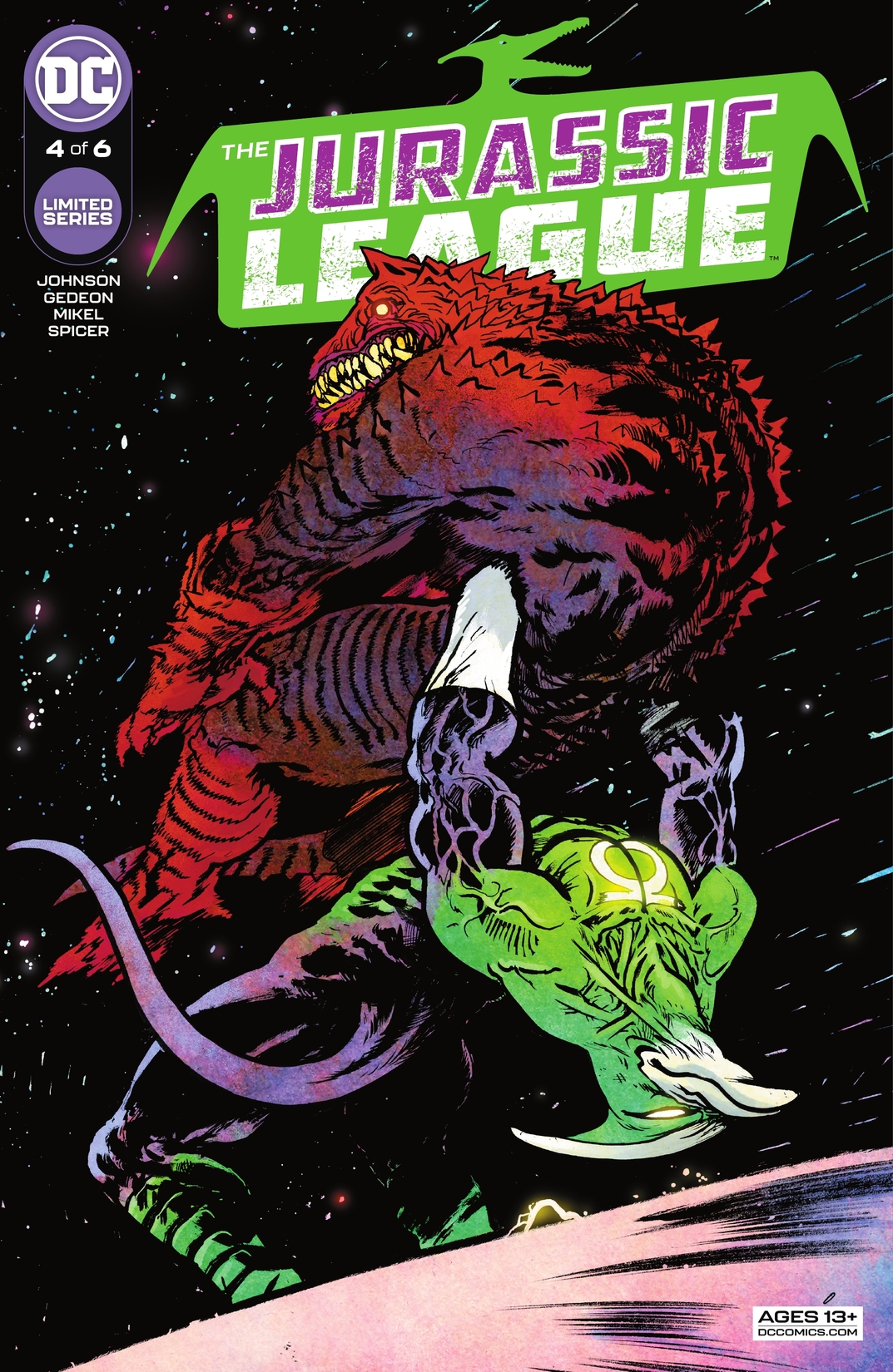 The Jurassic League #4 preview images