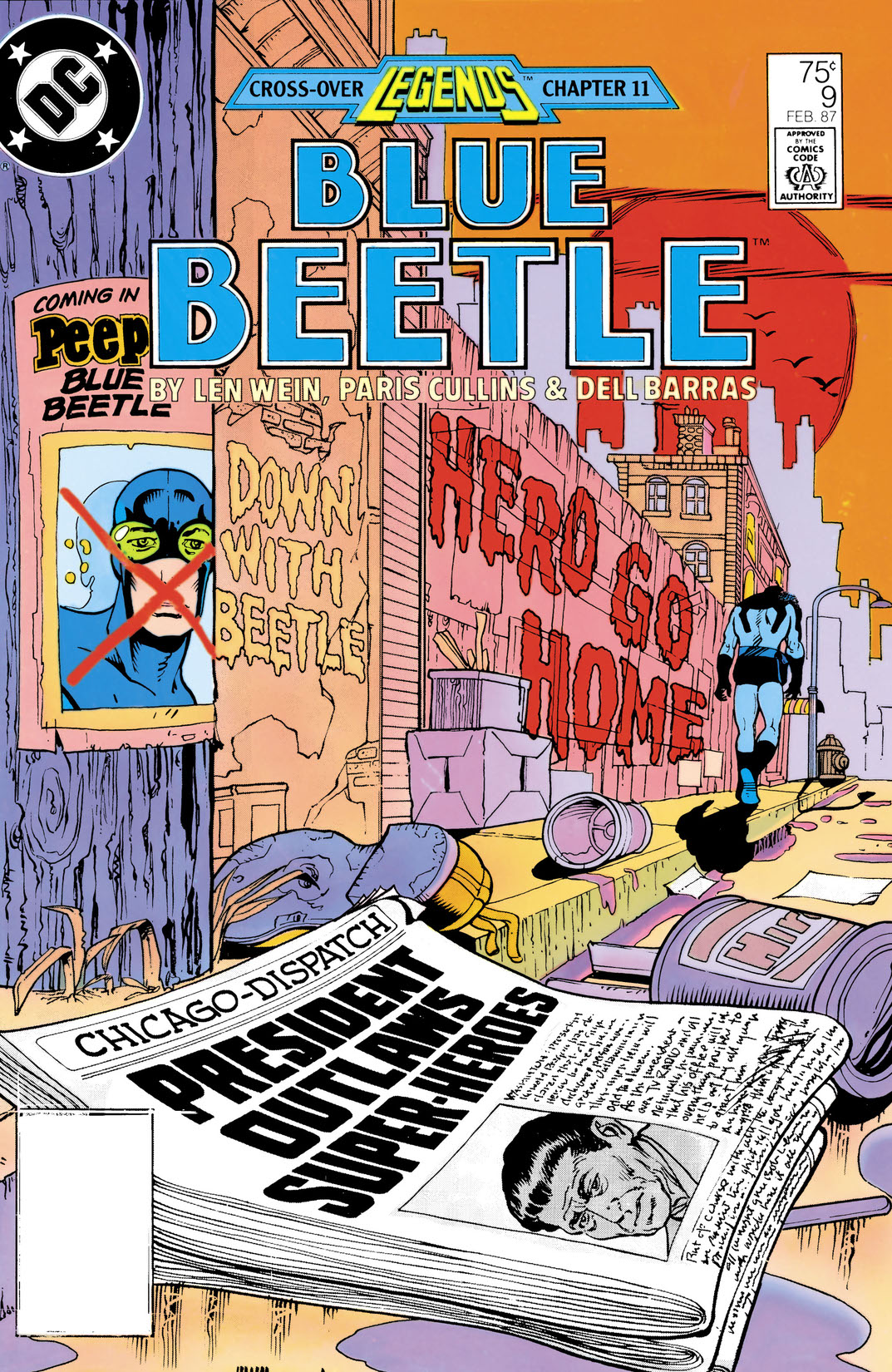 Blue Beetle (1986-) #9 preview images
