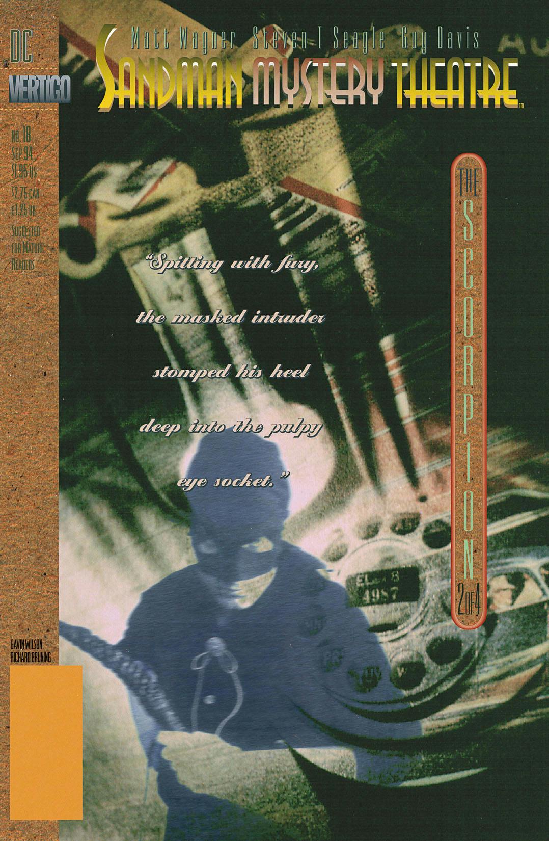 Sandman Mystery Theatre #18 preview images