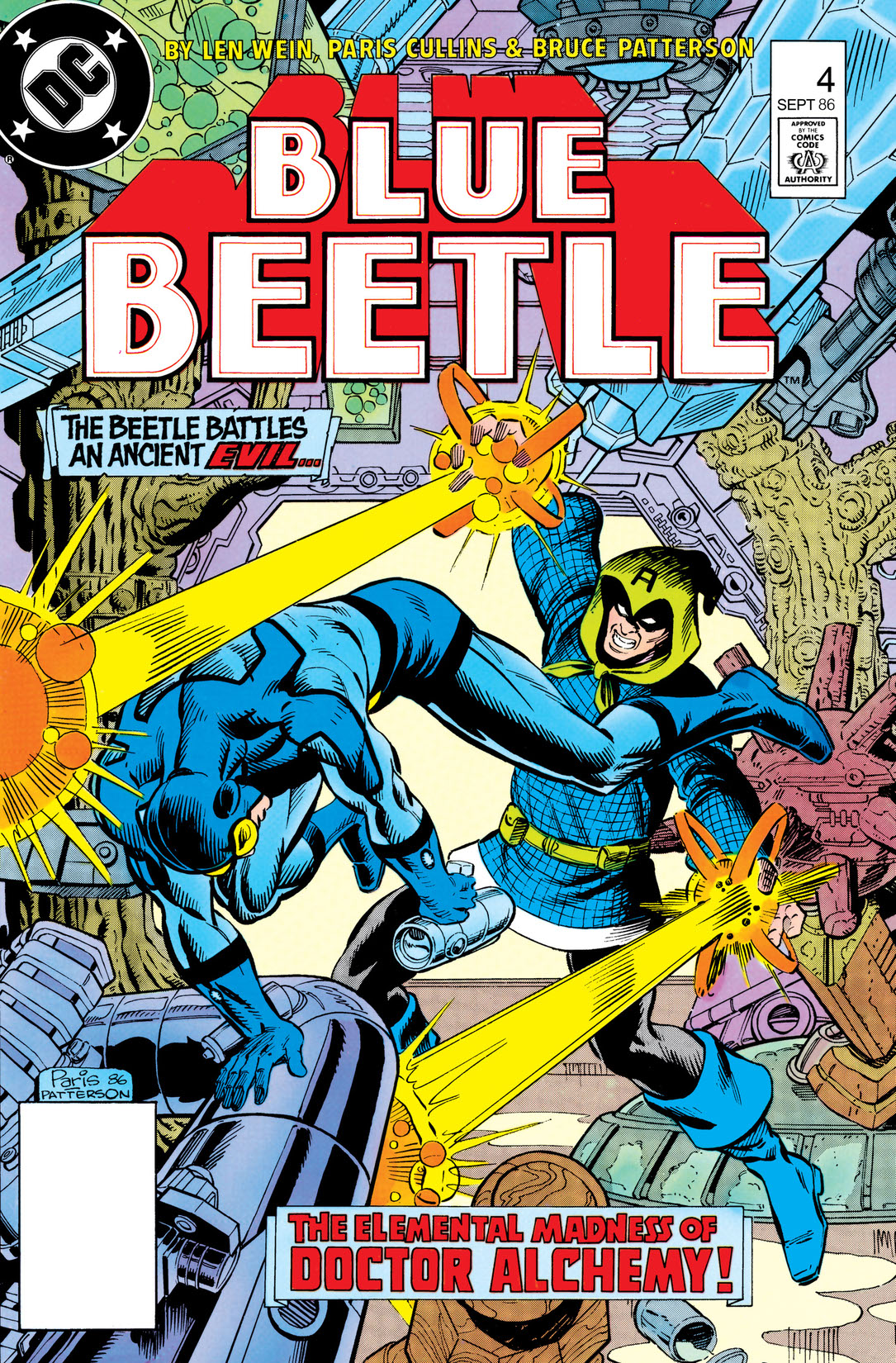 Blue Beetle (1986-) #4 preview images