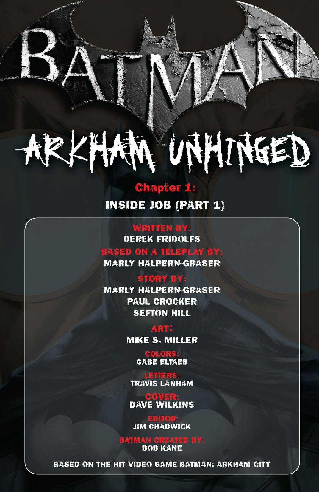 Batman: Arkham Unhinged series preview1
