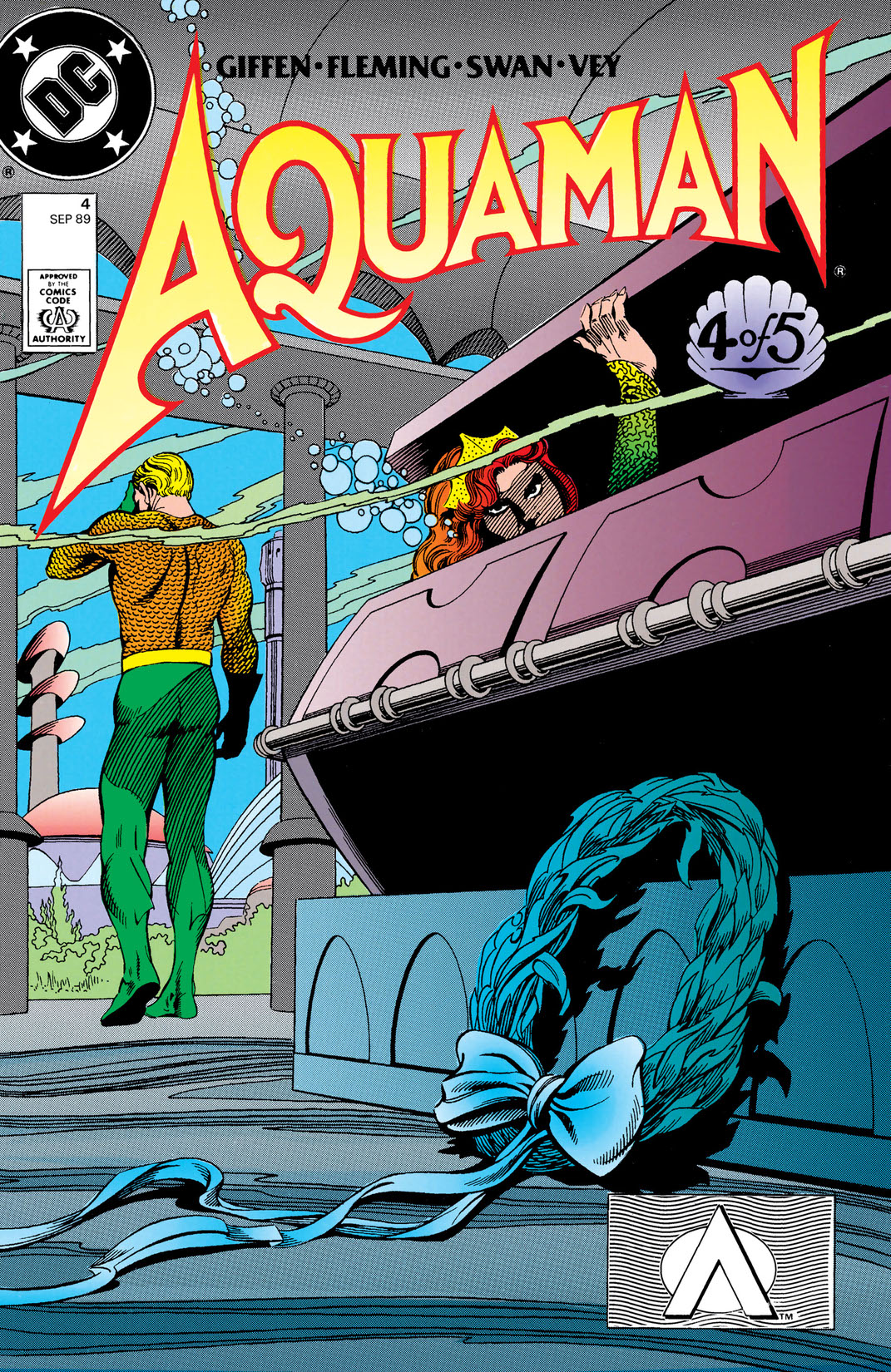 Aquaman (1989-1989) #4 preview images