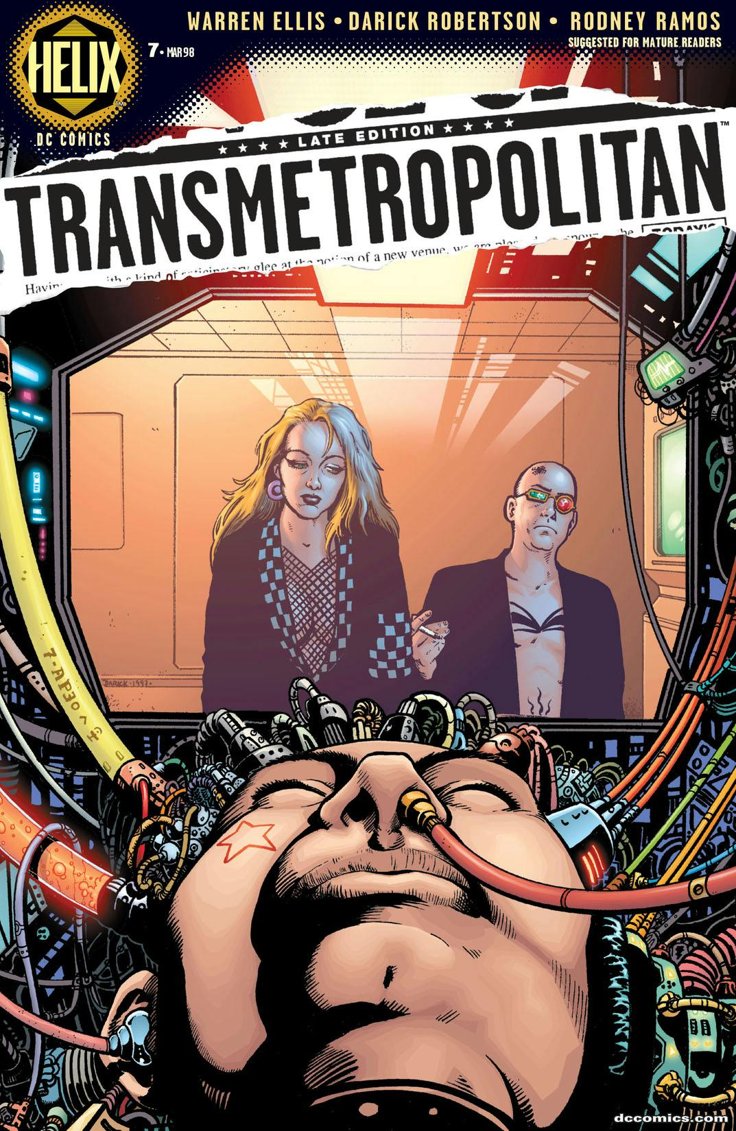 Transmetropolitan #7 preview images