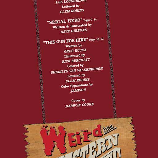 Weird Western Tales series preview1
