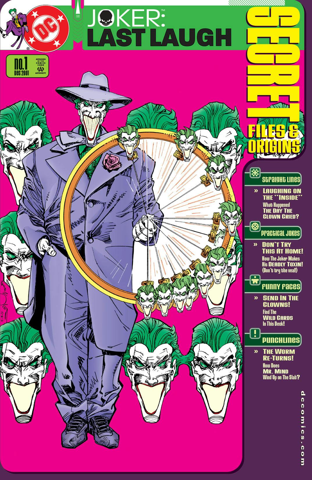 Joker: Last Laugh Secret Files #1 preview images