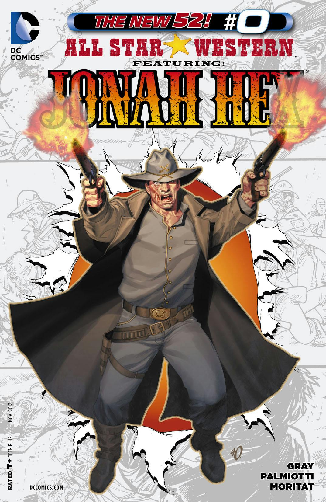 All Star Western #0 preview images