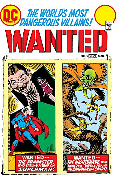 Wanted: The World's Most Dangerous Villains #9 preview images