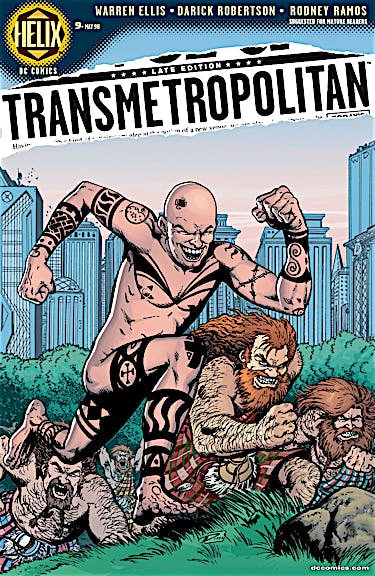 Transmetropolitan #9 preview images