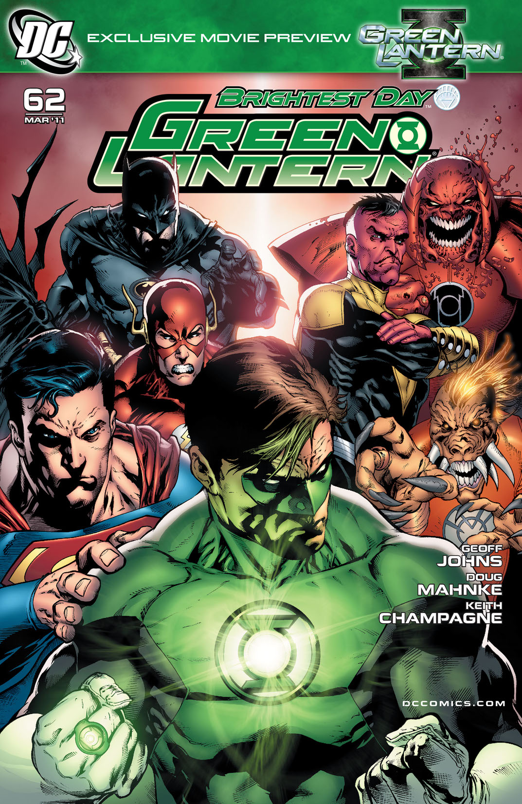 Green Lantern (2005-) #62 preview images