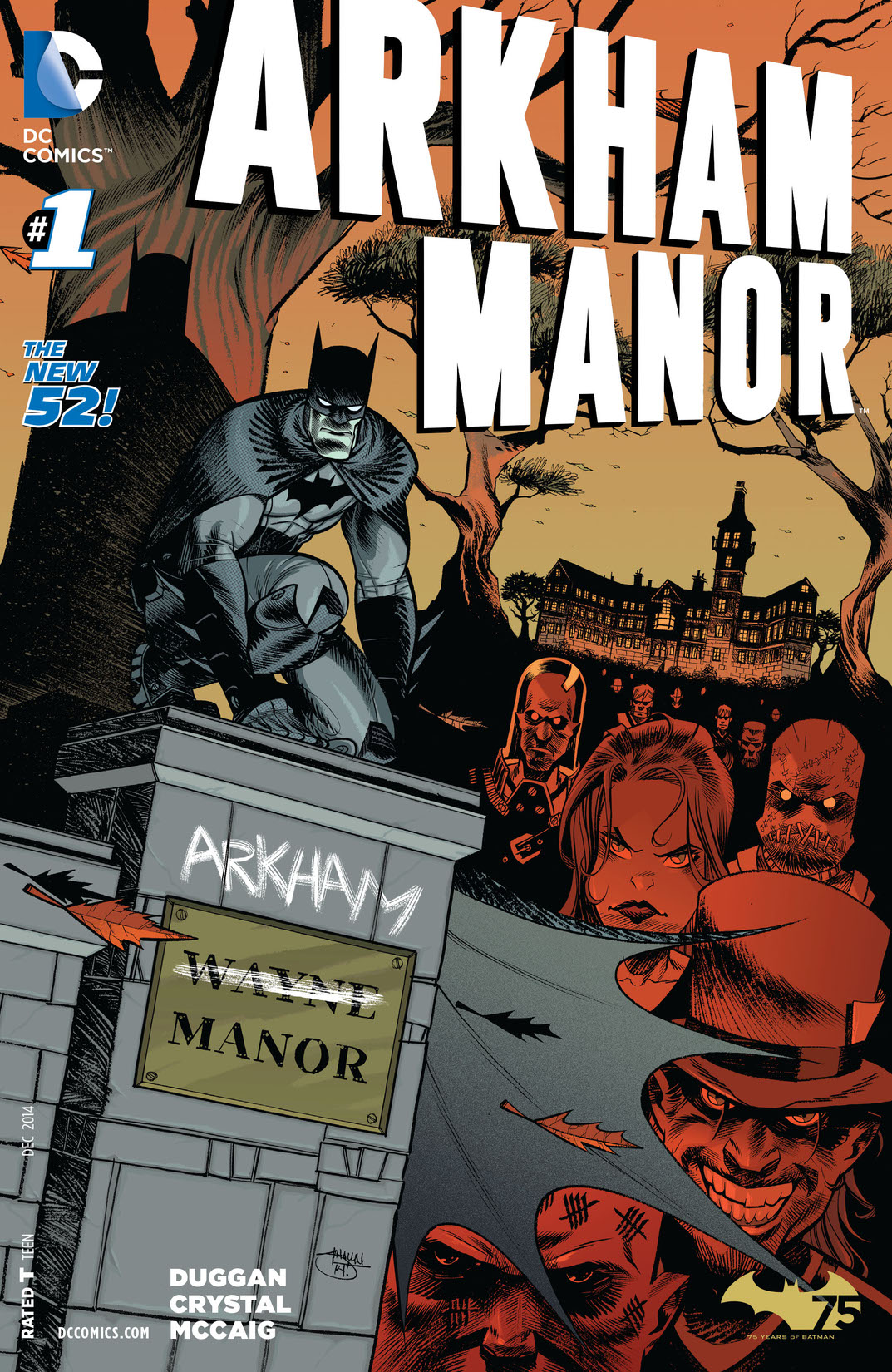 Arkham Manor #1 preview images