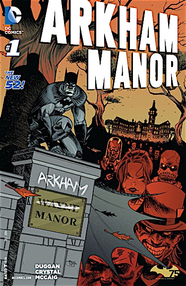 Arkham Manor #1 preview images