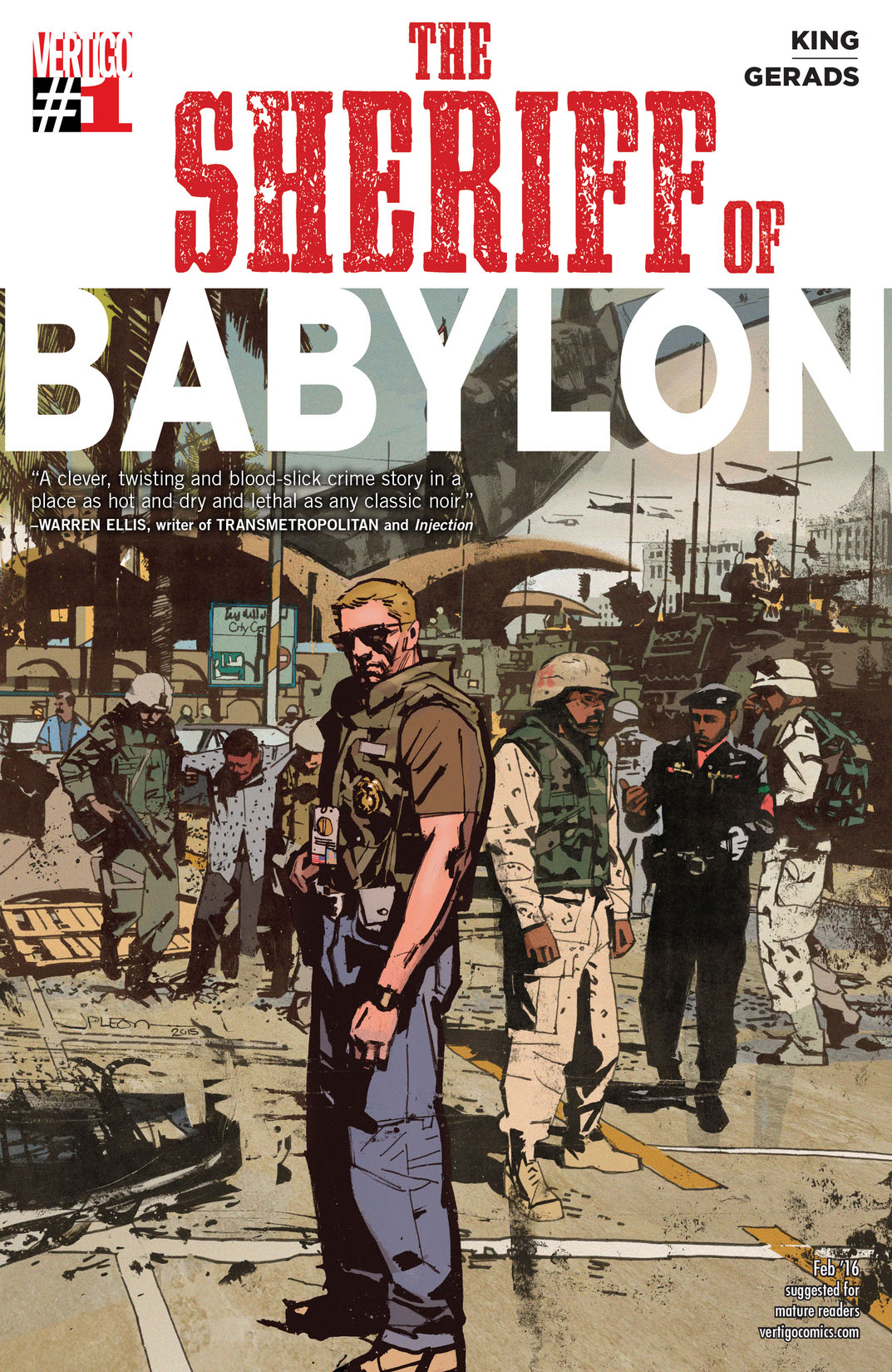 Sheriff of Babylon #1 preview images